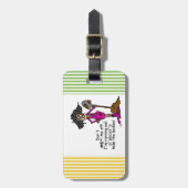 Étiquette À Bagage Ne me manque pas (Devant Vertical)