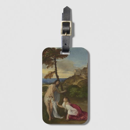 Étiquette À Bagage Ne me touchez pas (par Titian) (Devant Vertical)