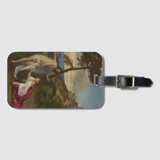 Étiquette À Bagage Ne me touchez pas (par Titian) (Devant Horizontal)