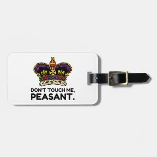 Étiquette À Bagage Ne Me Touchez Pas Paysan