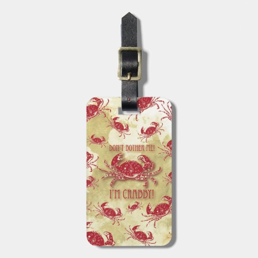 Étiquette À Bagage Ne me tracassez pas, je suis modèle original (Devant Vertical)