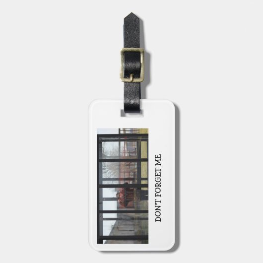 Étiquette À Bagage Ne m'oublie pas (Devant Vertical)