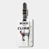 Étiquette À Bagage Né pour escalader Arbre Chirurgien don d'arboriste (Devant Vertical)