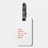 Étiquette À Bagage Né pour jouer au basket (Dos Vertical)