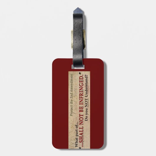 Étiquette À Bagage Ne sera pas violé (Dos Vertical)