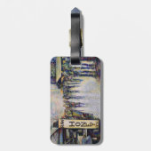 Étiquette À Bagage Né sous un mauvais signe (Dos Vertical)