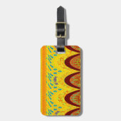 Étiquette À Bagage Ne vous inquiétez pas être heureux Art Design (Devant Vertical)