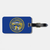 Étiquette À Bagage Nebraska (Dos horizontal)