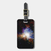 Étiquette À Bagage Nébuleuse colorée (Devant Vertical)