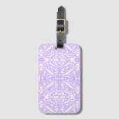 Étiquette À Bagage Nébuleuse Mystique Lilas (Devant Vertical)