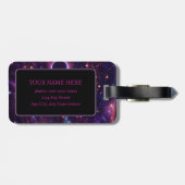 Étiquette À Bagage Nebuloria Lullaby (Dos horizontal)