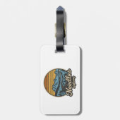 Étiquette À Bagage Needles Highway South Dakota Retro (Dos Vertical)