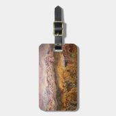 Étiquette À Bagage Neige de père Noël (Devant Vertical)