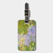 Étiquette À Bagage Nénuphars, Claude Monet 1919 (Devant Vertical)