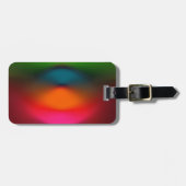 Étiquette À Bagage Néon rouge, rose, orange, vert (Devant horizontal)