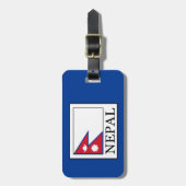 Étiquette À Bagage Népal (Devant Vertical)
