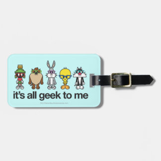 Étiquette À Bagage Nerds LOONEY TUNES™ - Tous Geeks pour moi