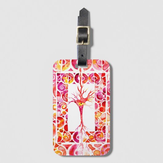 Étiquette À Bagage Neuron (Devant Vertical)