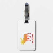 Étiquette À Bagage New Hampshire Moose (Dos Vertical)