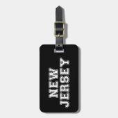 Étiquette À Bagage New Jersey (Devant Vertical)