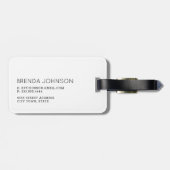 Étiquette À Bagage New Orleans, Louisiane Stylisé Skyline  (Dos horizontal)