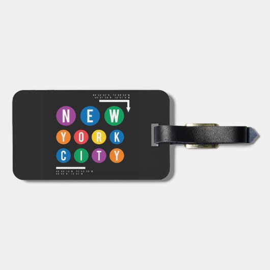 Étiquette À Bagage New York (Dos horizontal)