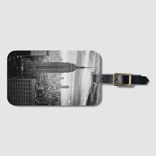 Étiquette À Bagage New York Empire State Building (Devant Horizontal)