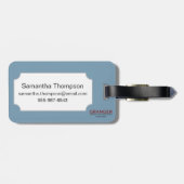 Étiquette À Bagage New York : Tour de Ritz (Dos horizontal)