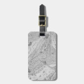 Étiquette À Bagage New York : Train d'EL, C1878 (Devant Vertical)