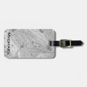 Étiquette À Bagage New York : Train d'EL, C1878 (Devant horizontal)