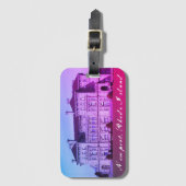 Étiquette À Bagage Newport, RI Gîte d'été âge doré (Devant Vertical)