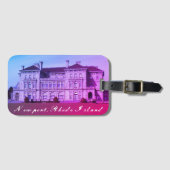 Étiquette À Bagage Newport, RI Gîte d'été âge doré (Devant Horizontal)