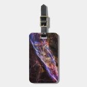 Étiquette À Bagage Ngc 6960, La Nébuleuse De La Sorcière. (Devant Vertical)