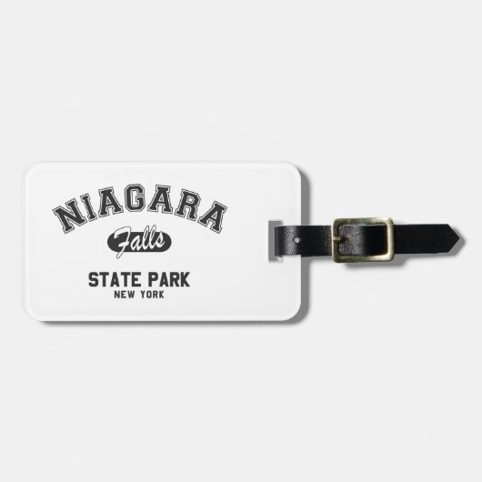 Étiquette À Bagage Niagara Falls State Park, New York (Devant horizontal)