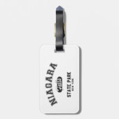 Étiquette À Bagage Niagara Falls State Park, New York (Dos Vertical)