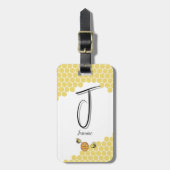 Étiquette À Bagage Nid d'abeilles mignonnes (Devant Vertical)