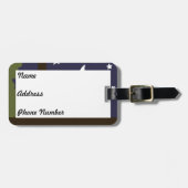 Étiquette À Bagage "Night Owl" (Devant horizontal)