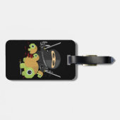 Étiquette À Bagage Ninja et tortues (Dos horizontal)