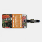 Étiquette À Bagage N'Interrompez Pas L'Argent Matin Café Thé Heure (Dos horizontal)