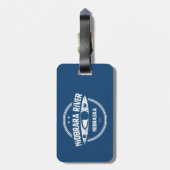 Étiquette À Bagage Niobrara River Nebraska Kayaking (Dos Vertical)