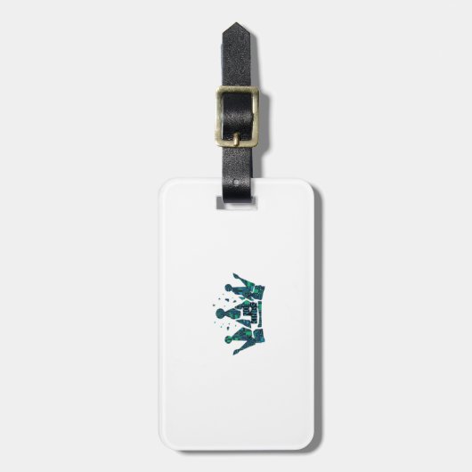 Étiquette À Bagage No Kings In America Freedom Aesthetic (Devant Vertical)