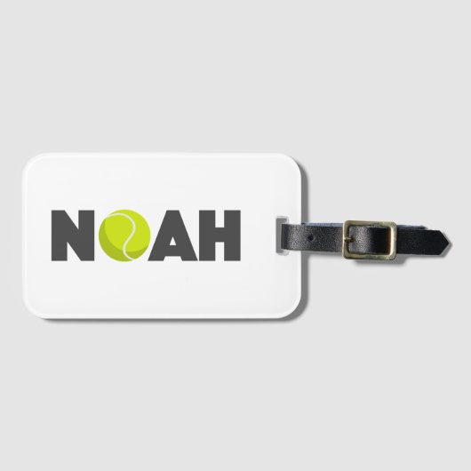 Étiquette À Bagage Noah Tennis (Devant Horizontal)