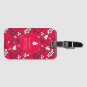 Étiquette À Bagage Noël Jingle Bells Joyeuse Salutations Collection (Devant Horizontal)