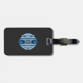 Étiquette À Bagage Noël nordique du Nord (Dos horizontal)