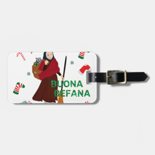 Étiquette À Bagage noël sorcière buona Befana