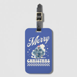 Étiquette À Bagage Noël Yéti drôle Humour de fêtes
