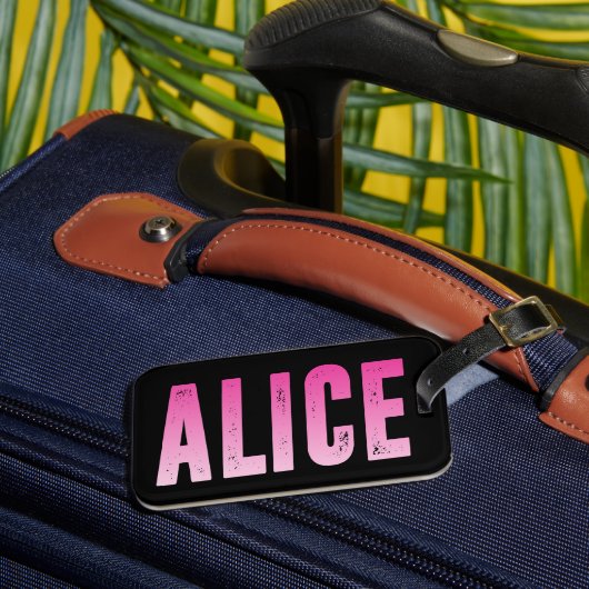 Étiquette À Bagage Nom Alice (Insitu Rectoal 3)