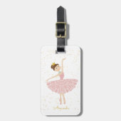 Étiquette À Bagage nom ballerina bagage tag (Devant Vertical)