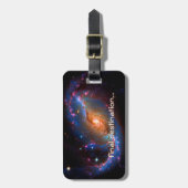 Étiquette À Bagage Nom, Barred Spiral Galaxy NGC 1672 (Devant Vertical)