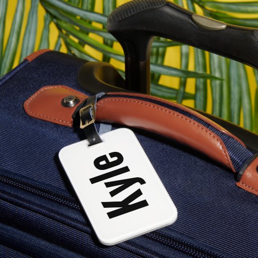 Étiquette À Bagage Nom de Kyle Mens, (Insitu Rectoal 1)